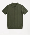 Camisa Polo Malha Meio Zíper