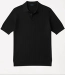 Polo em Malha Canelada Premium