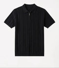 Camisa Polo Malha Meio Zíper