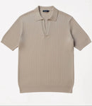 Polo em Malha Canelada Premium