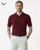Polo em Malha Canelada Premium