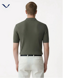 Polo em Malha Canelada Premium